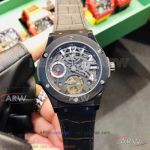 Perfect Replica Hublot Geneve Classic Fusion 42mm Automatic Watch - Black Case Skeleton Dial